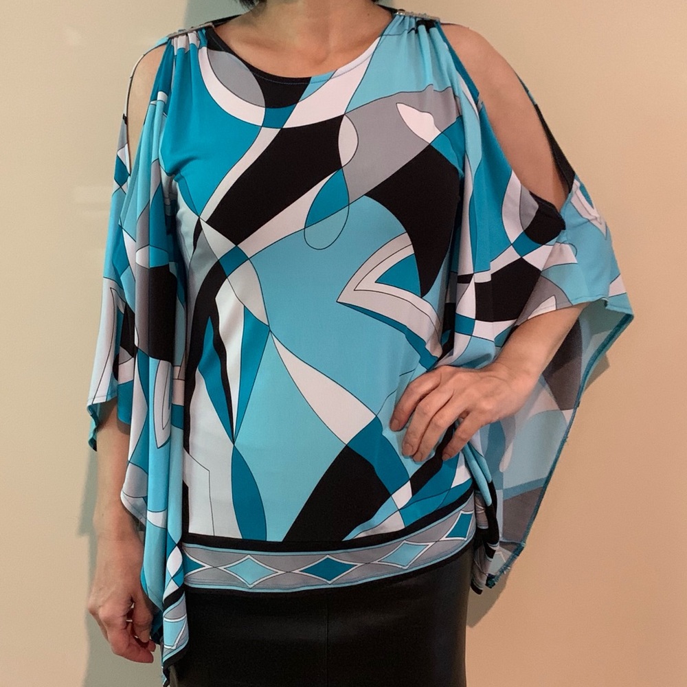 Michael Kors Scarf Print Top
